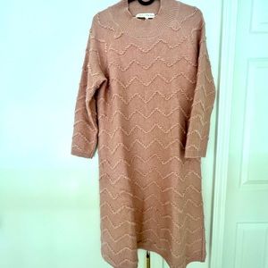 Cashmere sweater dress